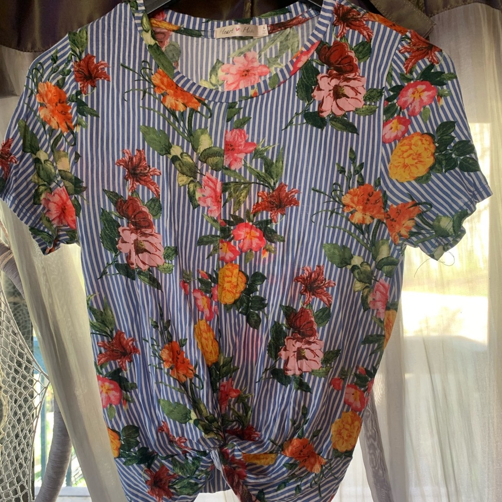 Floral crop top